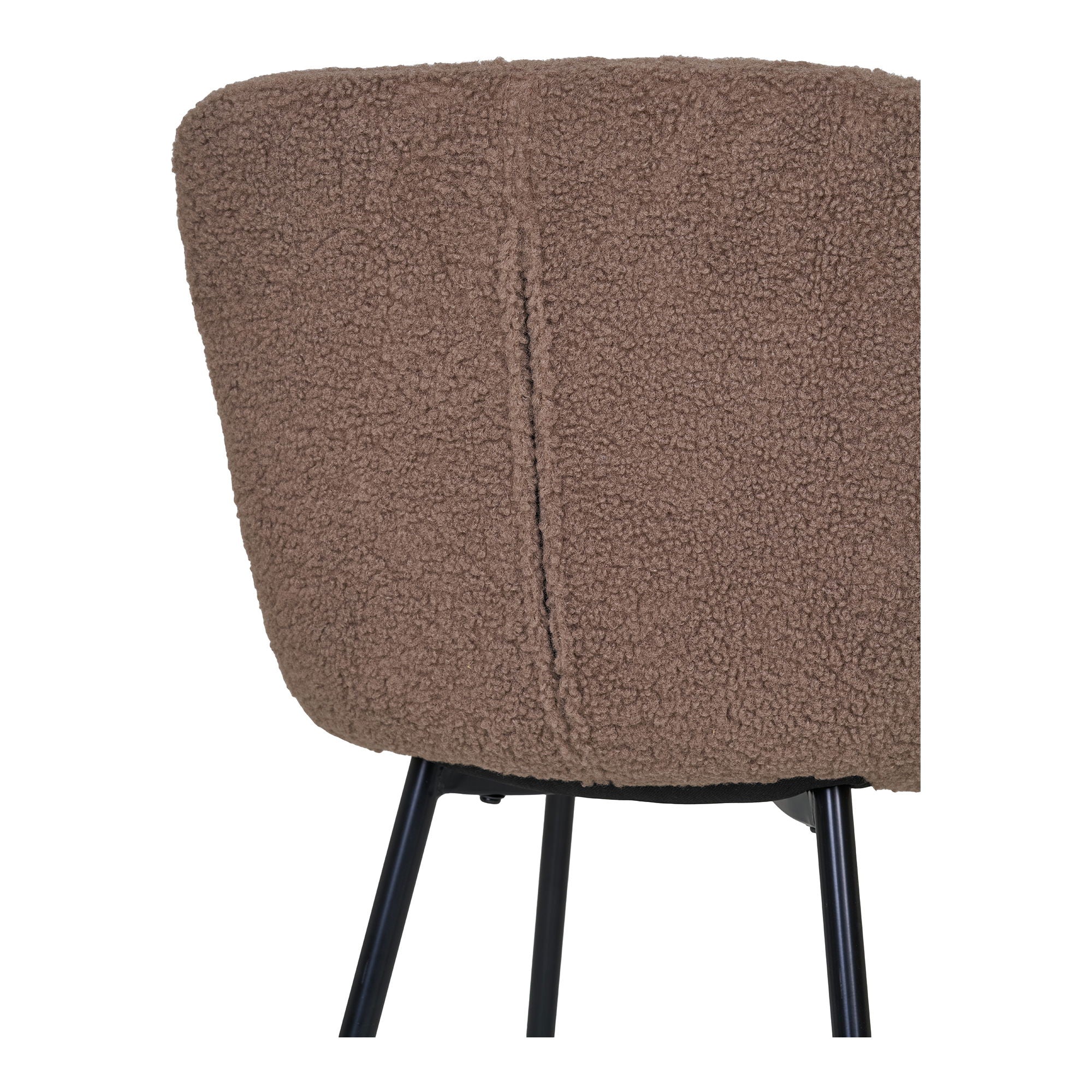 Halden Esszimmerstuhl 2er Set – Stuhl mit Kunstfell, 52,5 × 44,5 × 76,5 cm - Set aus 2 Stühlen